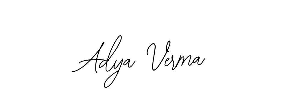 Use a signature maker to create a handwritten signature online. With this signature software, you can design (Bearetta-2O07w) your own signature for name Adya Verma. Adya Verma signature style 12 images and pictures png