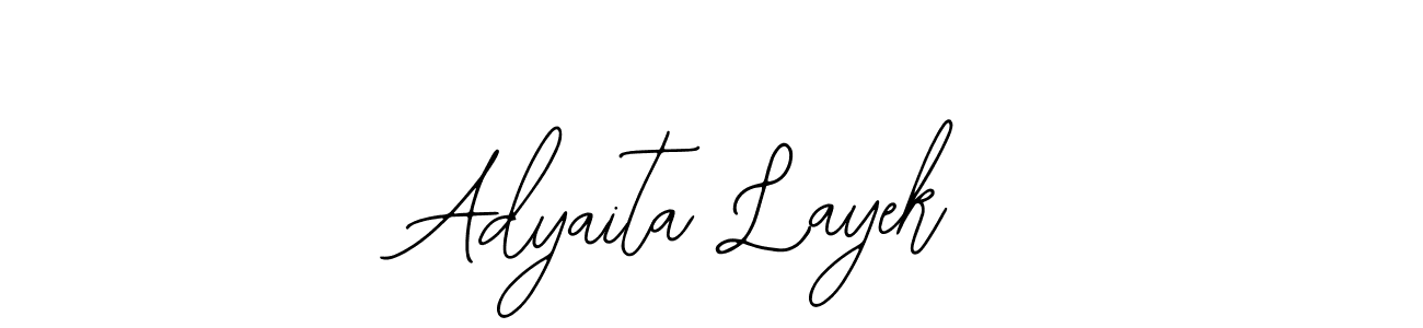 Also we have Adyaita Layek name is the best signature style. Create professional handwritten signature collection using Bearetta-2O07w autograph style. Adyaita Layek signature style 12 images and pictures png