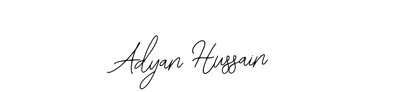 Design your own signature with our free online signature maker. With this signature software, you can create a handwritten (Bearetta-2O07w) signature for name Adyan Hussain. Adyan Hussain signature style 12 images and pictures png