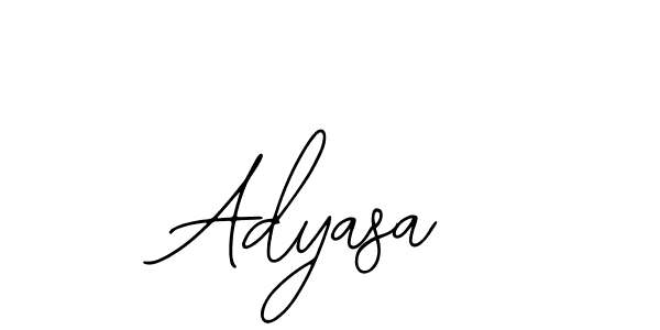 How to make Adyasa signature? Bearetta-2O07w is a professional autograph style. Create handwritten signature for Adyasa name. Adyasa signature style 12 images and pictures png