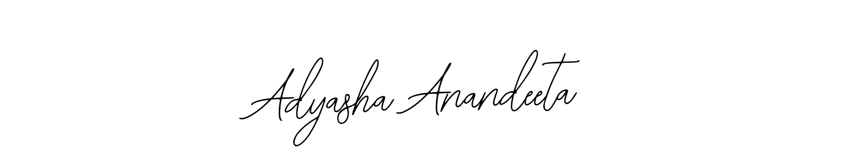 Bearetta-2O07w is a professional signature style that is perfect for those who want to add a touch of class to their signature. It is also a great choice for those who want to make their signature more unique. Get Adyasha Anandeeta name to fancy signature for free. Adyasha Anandeeta signature style 12 images and pictures png