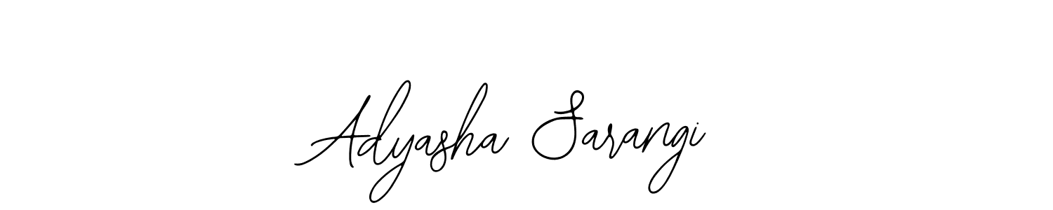 Also You can easily find your signature by using the search form. We will create Adyasha Sarangi name handwritten signature images for you free of cost using Bearetta-2O07w sign style. Adyasha Sarangi signature style 12 images and pictures png