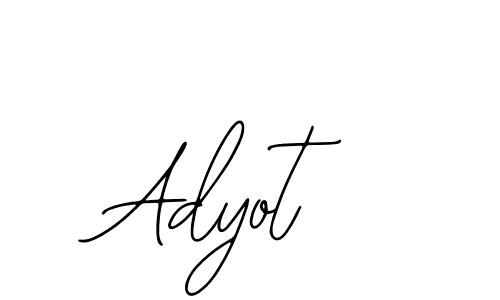 How to make Adyot name signature. Use Bearetta-2O07w style for creating short signs online. This is the latest handwritten sign. Adyot signature style 12 images and pictures png