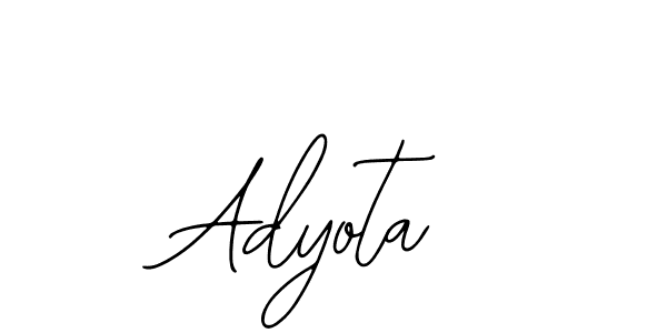 Make a beautiful signature design for name Adyota. With this signature (Bearetta-2O07w) style, you can create a handwritten signature for free. Adyota signature style 12 images and pictures png