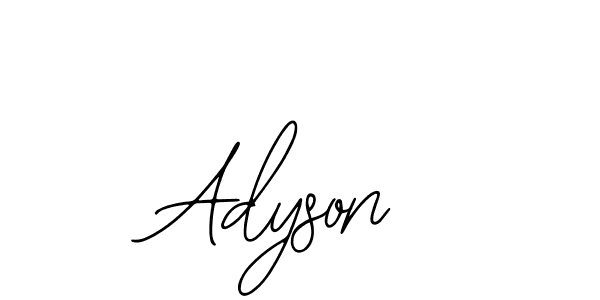 The best way (Bearetta-2O07w) to make a short signature is to pick only two or three words in your name. The name Adyson include a total of six letters. For converting this name. Adyson signature style 12 images and pictures png