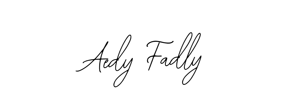 if you are searching for the best signature style for your name Aedy Fadly. so please give up your signature search. here we have designed multiple signature styles  using Bearetta-2O07w. Aedy Fadly signature style 12 images and pictures png