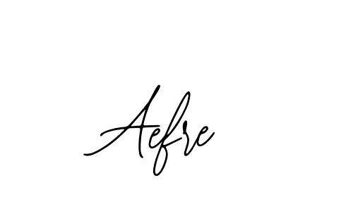 How to make Aefre signature? Bearetta-2O07w is a professional autograph style. Create handwritten signature for Aefre name. Aefre signature style 12 images and pictures png