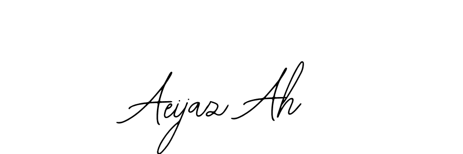 if you are searching for the best signature style for your name Aeijaz Ah. so please give up your signature search. here we have designed multiple signature styles  using Bearetta-2O07w. Aeijaz Ah signature style 12 images and pictures png