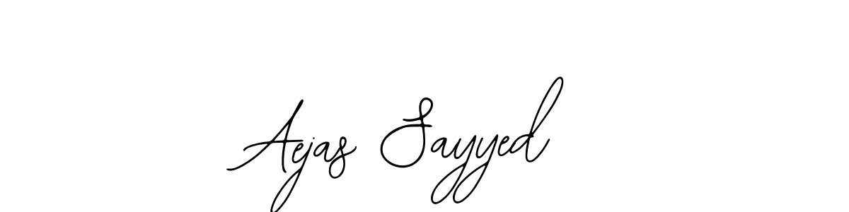 This is the best signature style for the Aejas Sayyed name. Also you like these signature font (Bearetta-2O07w). Mix name signature. Aejas Sayyed signature style 12 images and pictures png