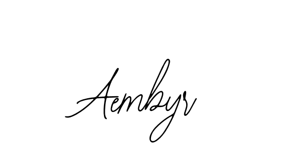 You should practise on your own different ways (Bearetta-2O07w) to write your name (Aembyr) in signature. don't let someone else do it for you. Aembyr signature style 12 images and pictures png