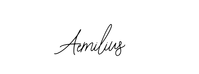 Make a beautiful signature design for name Aemilius. Use this online signature maker to create a handwritten signature for free. Aemilius signature style 12 images and pictures png