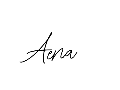 How to make Aena name signature. Use Bearetta-2O07w style for creating short signs online. This is the latest handwritten sign. Aena signature style 12 images and pictures png