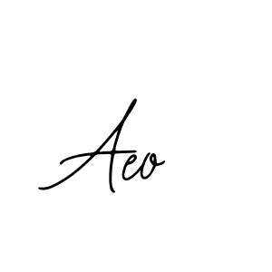 How to make Aeo name signature. Use Bearetta-2O07w style for creating short signs online. This is the latest handwritten sign. Aeo signature style 12 images and pictures png