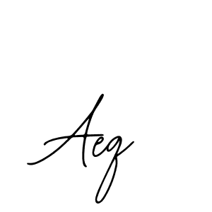 Design your own signature with our free online signature maker. With this signature software, you can create a handwritten (Bearetta-2O07w) signature for name Aeq. Aeq signature style 12 images and pictures png