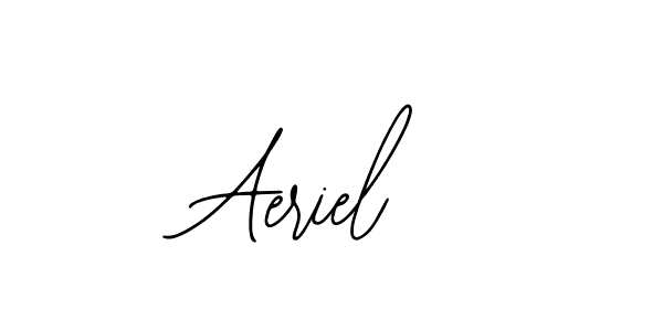 How to make Aeriel name signature. Use Bearetta-2O07w style for creating short signs online. This is the latest handwritten sign. Aeriel signature style 12 images and pictures png