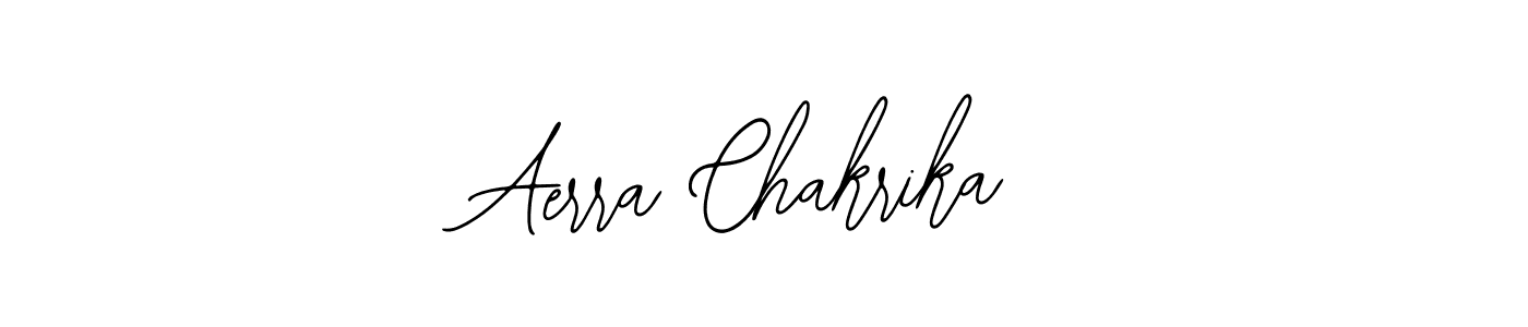 The best way (Bearetta-2O07w) to make a short signature is to pick only two or three words in your name. The name Aerra Chakrika include a total of six letters. For converting this name. Aerra Chakrika signature style 12 images and pictures png