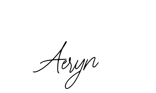 How to make Aeryn name signature. Use Bearetta-2O07w style for creating short signs online. This is the latest handwritten sign. Aeryn signature style 12 images and pictures png