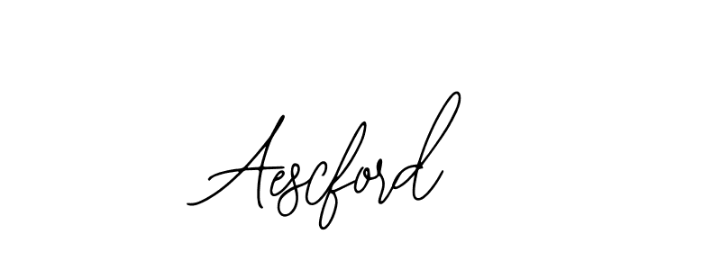 You should practise on your own different ways (Bearetta-2O07w) to write your name (Aescford) in signature. don't let someone else do it for you. Aescford signature style 12 images and pictures png