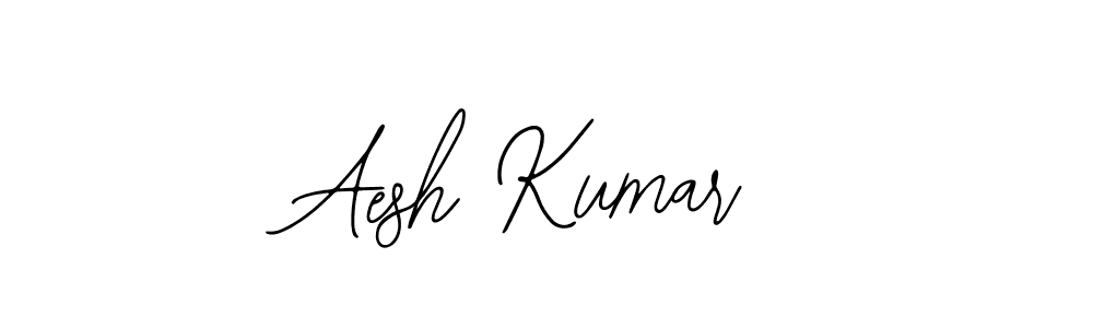 Bearetta-2O07w is a professional signature style that is perfect for those who want to add a touch of class to their signature. It is also a great choice for those who want to make their signature more unique. Get Aesh Kumar name to fancy signature for free. Aesh Kumar signature style 12 images and pictures png