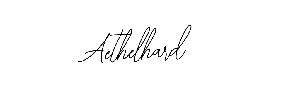 How to make Aethelhard name signature. Use Bearetta-2O07w style for creating short signs online. This is the latest handwritten sign. Aethelhard signature style 12 images and pictures png