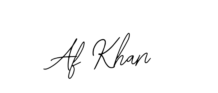 The best way (Bearetta-2O07w) to make a short signature is to pick only two or three words in your name. The name Af Khan include a total of six letters. For converting this name. Af Khan signature style 12 images and pictures png