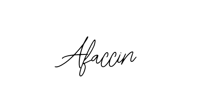 How to make Afaccin name signature. Use Bearetta-2O07w style for creating short signs online. This is the latest handwritten sign. Afaccin signature style 12 images and pictures png