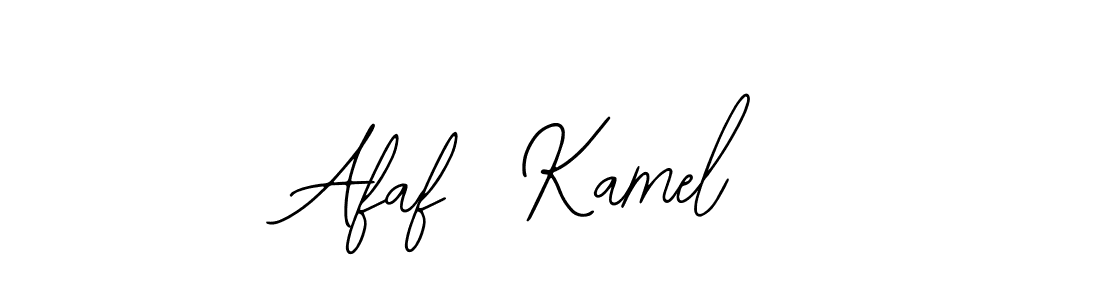 Create a beautiful signature design for name Afaf  Kamel. With this signature (Bearetta-2O07w) fonts, you can make a handwritten signature for free. Afaf  Kamel signature style 12 images and pictures png