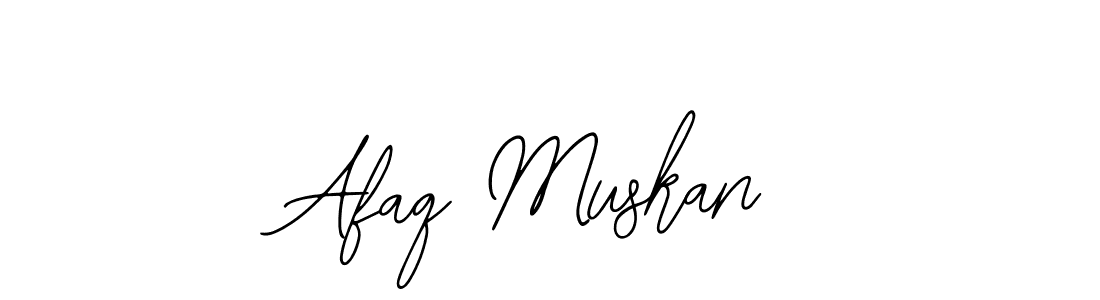 Use a signature maker to create a handwritten signature online. With this signature software, you can design (Bearetta-2O07w) your own signature for name Afaq Muskan. Afaq Muskan signature style 12 images and pictures png