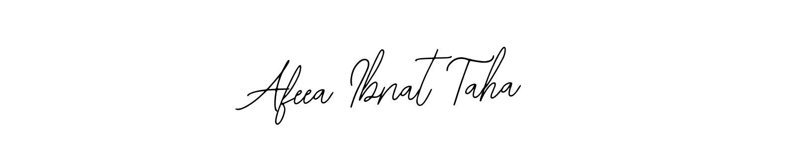 Use a signature maker to create a handwritten signature online. With this signature software, you can design (Bearetta-2O07w) your own signature for name Afeea Ibnat Taha. Afeea Ibnat Taha signature style 12 images and pictures png