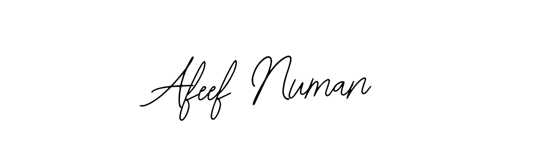 How to make Afeef Numan name signature. Use Bearetta-2O07w style for creating short signs online. This is the latest handwritten sign. Afeef Numan signature style 12 images and pictures png