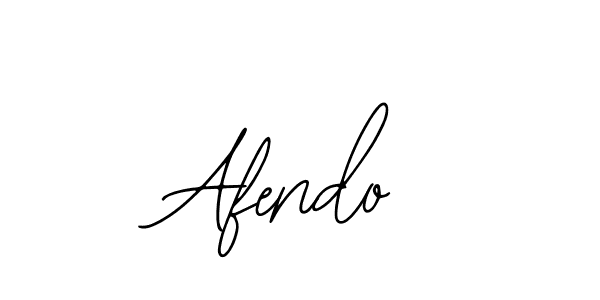 Design your own signature with our free online signature maker. With this signature software, you can create a handwritten (Bearetta-2O07w) signature for name Afendo. Afendo signature style 12 images and pictures png