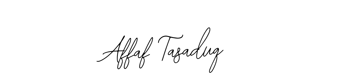 Make a beautiful signature design for name Affaf Tasaduq. With this signature (Bearetta-2O07w) style, you can create a handwritten signature for free. Affaf Tasaduq signature style 12 images and pictures png