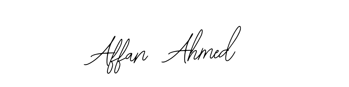 Affan  Ahmed stylish signature style. Best Handwritten Sign (Bearetta-2O07w) for my name. Handwritten Signature Collection Ideas for my name Affan  Ahmed. Affan  Ahmed signature style 12 images and pictures png