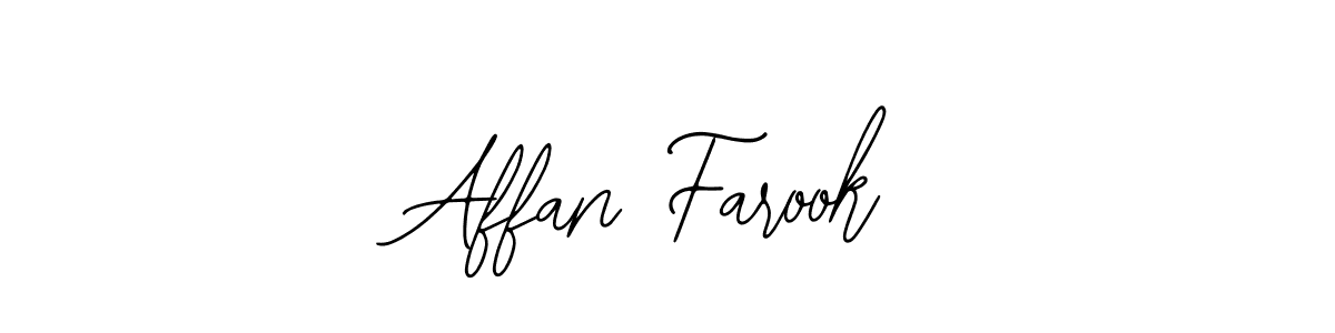 Create a beautiful signature design for name Affan Farook. With this signature (Bearetta-2O07w) fonts, you can make a handwritten signature for free. Affan Farook signature style 12 images and pictures png