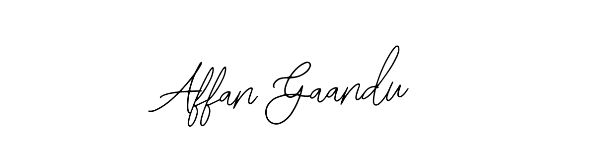 The best way (Bearetta-2O07w) to make a short signature is to pick only two or three words in your name. The name Affan Gaandu include a total of six letters. For converting this name. Affan Gaandu signature style 12 images and pictures png