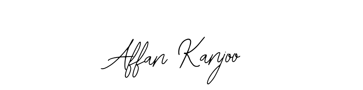 How to make Affan Kanjoo signature? Bearetta-2O07w is a professional autograph style. Create handwritten signature for Affan Kanjoo name. Affan Kanjoo signature style 12 images and pictures png