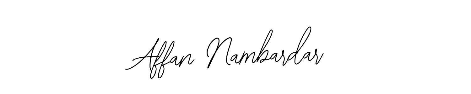 Make a short Affan Nambardar signature style. Manage your documents anywhere anytime using Bearetta-2O07w. Create and add eSignatures, submit forms, share and send files easily. Affan Nambardar signature style 12 images and pictures png