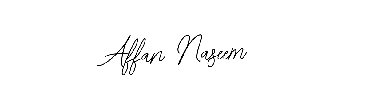 How to make Affan Naseem signature? Bearetta-2O07w is a professional autograph style. Create handwritten signature for Affan Naseem name. Affan Naseem signature style 12 images and pictures png