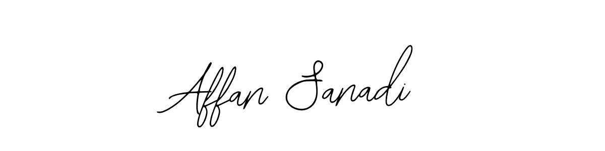 Use a signature maker to create a handwritten signature online. With this signature software, you can design (Bearetta-2O07w) your own signature for name Affan Sanadi. Affan Sanadi signature style 12 images and pictures png