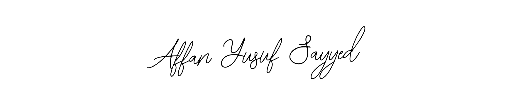 You can use this online signature creator to create a handwritten signature for the name Affan Yusuf Sayyed. This is the best online autograph maker. Affan Yusuf Sayyed signature style 12 images and pictures png