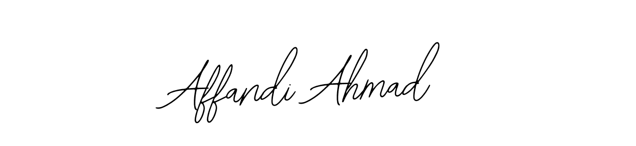 The best way (Bearetta-2O07w) to make a short signature is to pick only two or three words in your name. The name Affandi Ahmad include a total of six letters. For converting this name. Affandi Ahmad signature style 12 images and pictures png