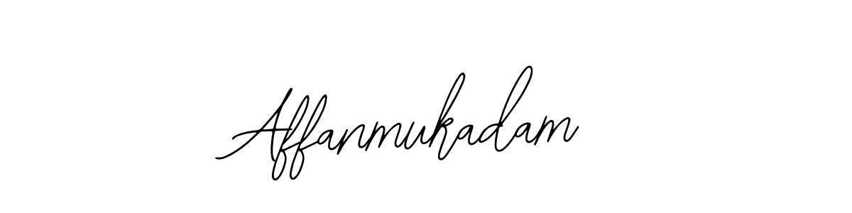 Design your own signature with our free online signature maker. With this signature software, you can create a handwritten (Bearetta-2O07w) signature for name Affanmukadam. Affanmukadam signature style 12 images and pictures png