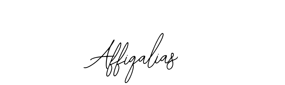 Use a signature maker to create a handwritten signature online. With this signature software, you can design (Bearetta-2O07w) your own signature for name Affiqalias. Affiqalias signature style 12 images and pictures png