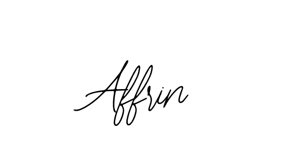 Use a signature maker to create a handwritten signature online. With this signature software, you can design (Bearetta-2O07w) your own signature for name Affrin. Affrin signature style 12 images and pictures png