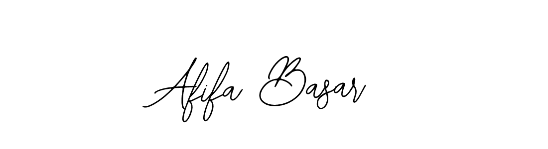 You should practise on your own different ways (Bearetta-2O07w) to write your name (Afifa Basar) in signature. don't let someone else do it for you. Afifa Basar signature style 12 images and pictures png