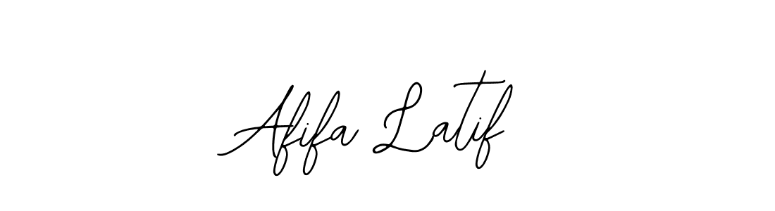 You should practise on your own different ways (Bearetta-2O07w) to write your name (Afifa Latif) in signature. don't let someone else do it for you. Afifa Latif signature style 12 images and pictures png