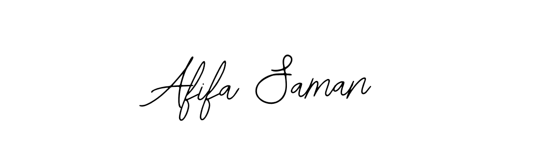 Design your own signature with our free online signature maker. With this signature software, you can create a handwritten (Bearetta-2O07w) signature for name Afifa Saman. Afifa Saman signature style 12 images and pictures png