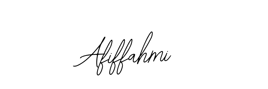 The best way (Bearetta-2O07w) to make a short signature is to pick only two or three words in your name. The name Afiffahmi include a total of six letters. For converting this name. Afiffahmi signature style 12 images and pictures png