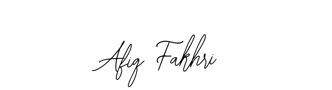 Design your own signature with our free online signature maker. With this signature software, you can create a handwritten (Bearetta-2O07w) signature for name Afiq Fakhri. Afiq Fakhri signature style 12 images and pictures png