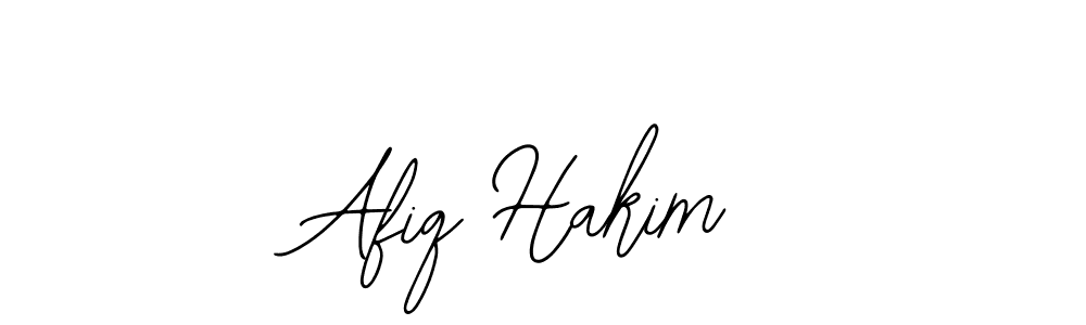 How to make Afiq Hakim signature? Bearetta-2O07w is a professional autograph style. Create handwritten signature for Afiq Hakim name. Afiq Hakim signature style 12 images and pictures png